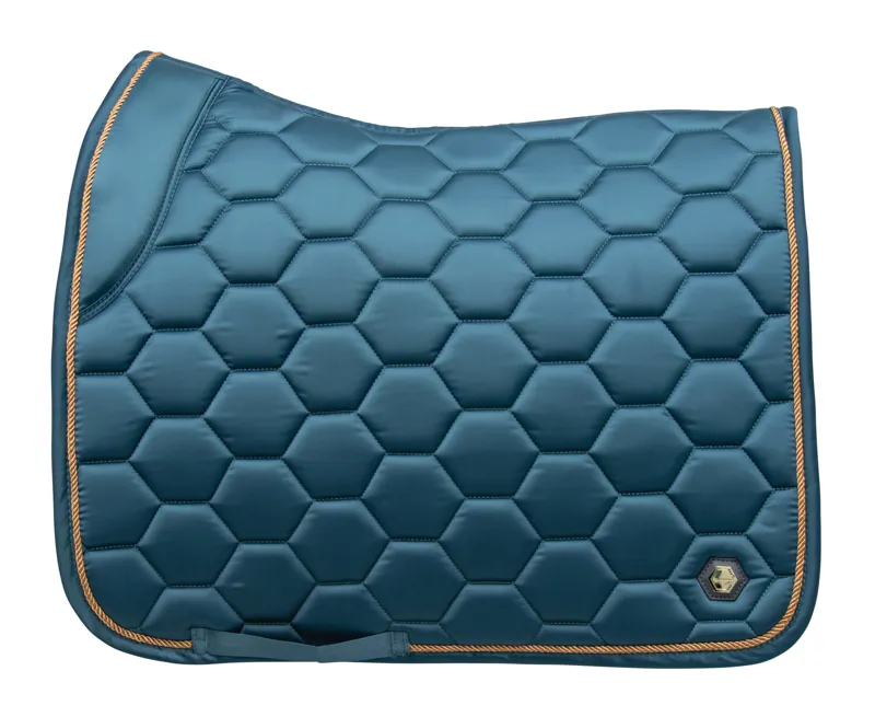 Coldstream Marygold Dressage Saddle Pad - Slate Blue